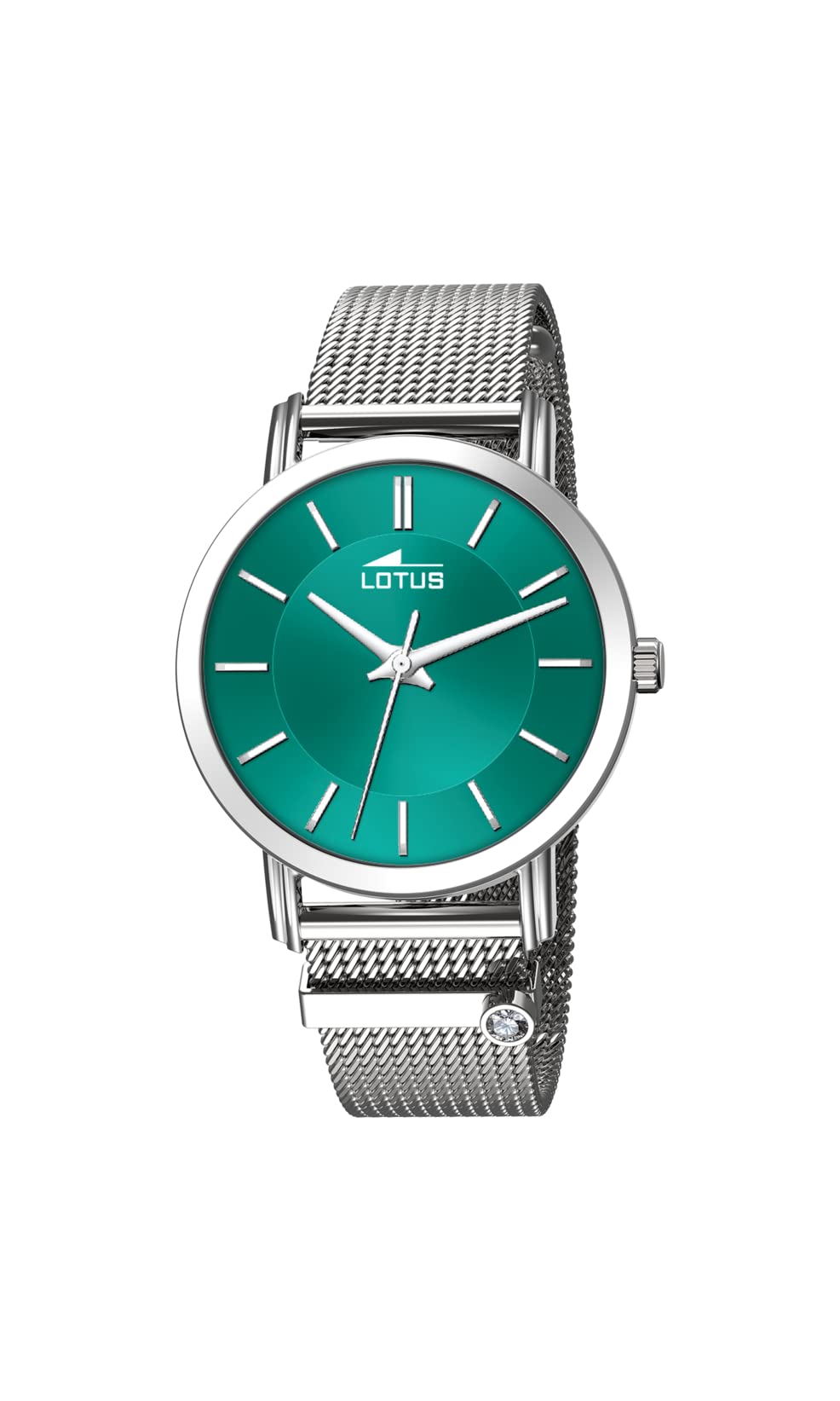 LOTUS Orologio Donna Analogico Acciaio Inossidabile 316L Argento - Movimento al quarzo - Vetro minerale alta resistenza - Impermeabile 5 ATM 18737 - Minimalist for Her