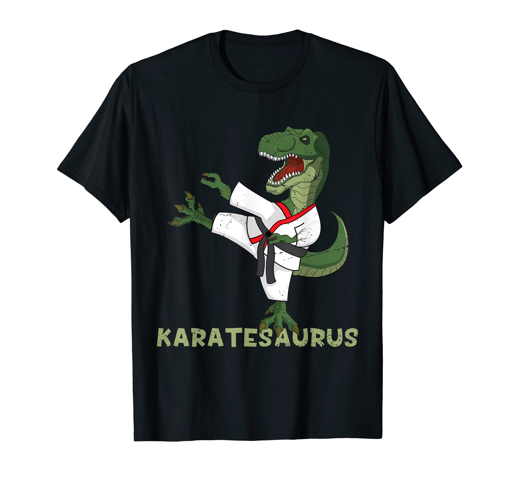 Funny Karate Lover Gifts & Karatist OutfitsFunny Karate Dinosaur Karatesaurus T-Rex Graphic Karatist T-ShirtOEKO-TEX STANDARD 100