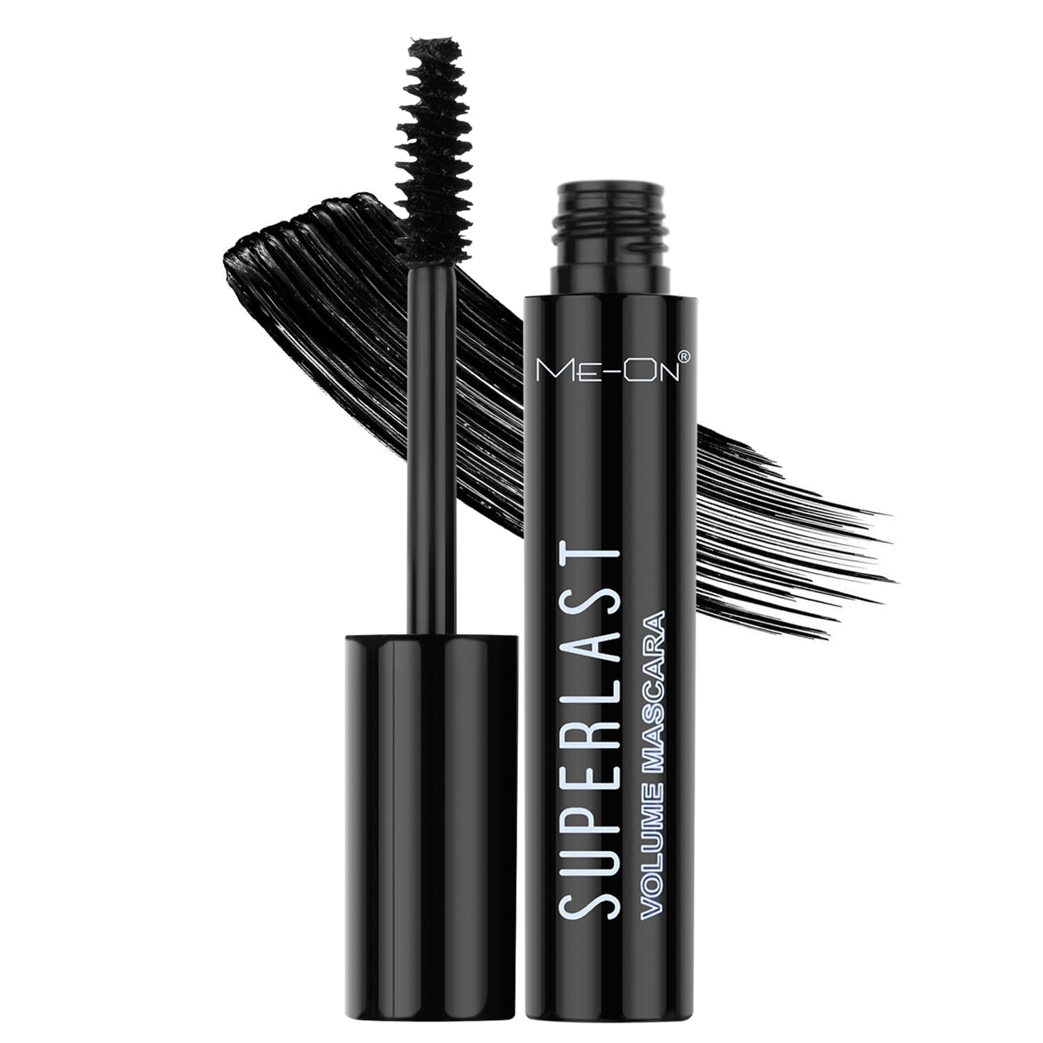 ME-ON Superlast 24H Waterproof Mascara | Smudge-Proof, Clump-Free Formula | Intense Black Color | Lifts & Curls Lashes | Long-Lasting Volume & Definition (Volume, 8 ml)-picture-18