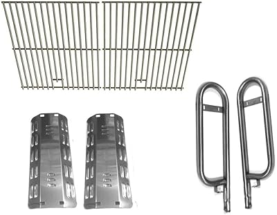 Repair Kit For Lowes 221380, Dyna-Glo Dyna-Glo DGP350NP, DGP350SNP, DGP700SSB-D, DGP700SSB & Home Depot DGP350NP-D, DGP350SNP-D Gas Models Includes Includes 2 Burners, 2 Heat Plates & Cooking Grids