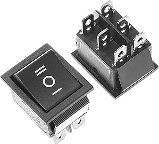 Rocker AC Switch ON/OFF/ON 6Pin (KCD4)