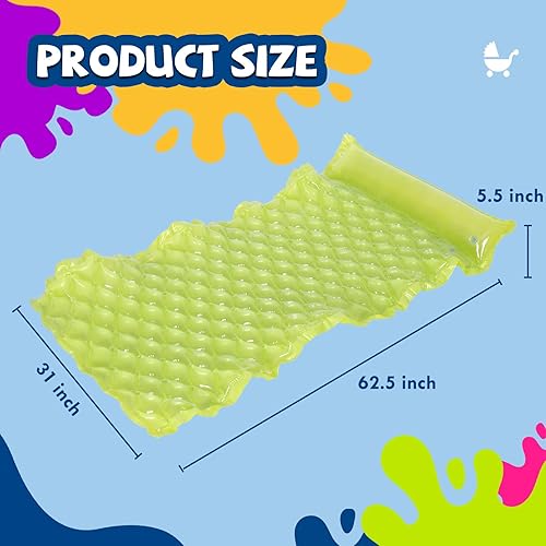 Miniatura 5 de DIMAR GARDEN Inflatable Pool Float Lounger, Adult Pool Raft Floaties