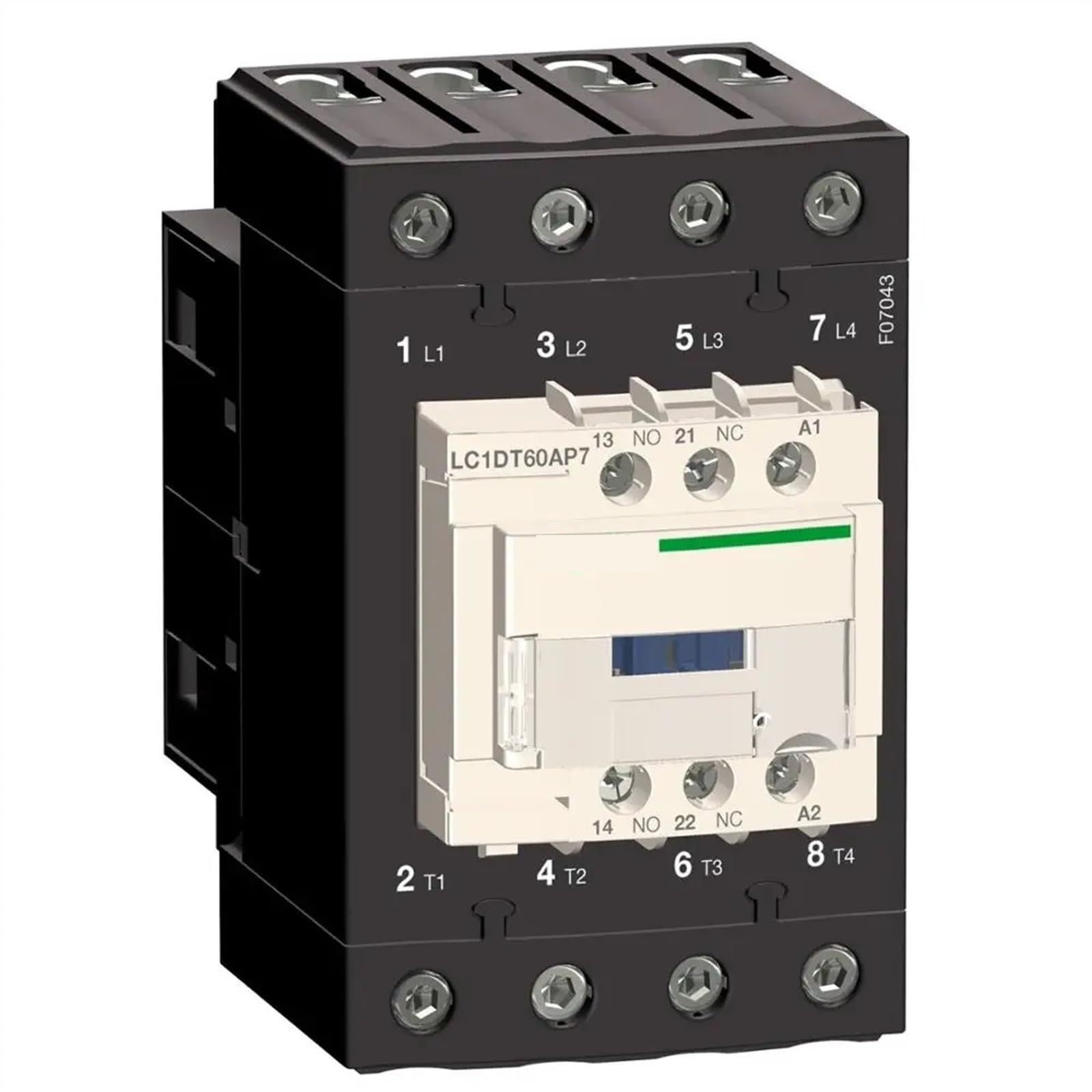 KNIUWMBMH LC1DT60AB7 4P contactor AC1 60A 24V 50 / 60Hz one Open and one Close Without Built-in Surge Suppression