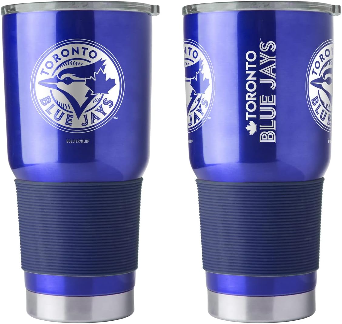 Logo Brands 530-S30T-1: Toronto Blue Jays Gameday 30 oz Stainless Tumbler