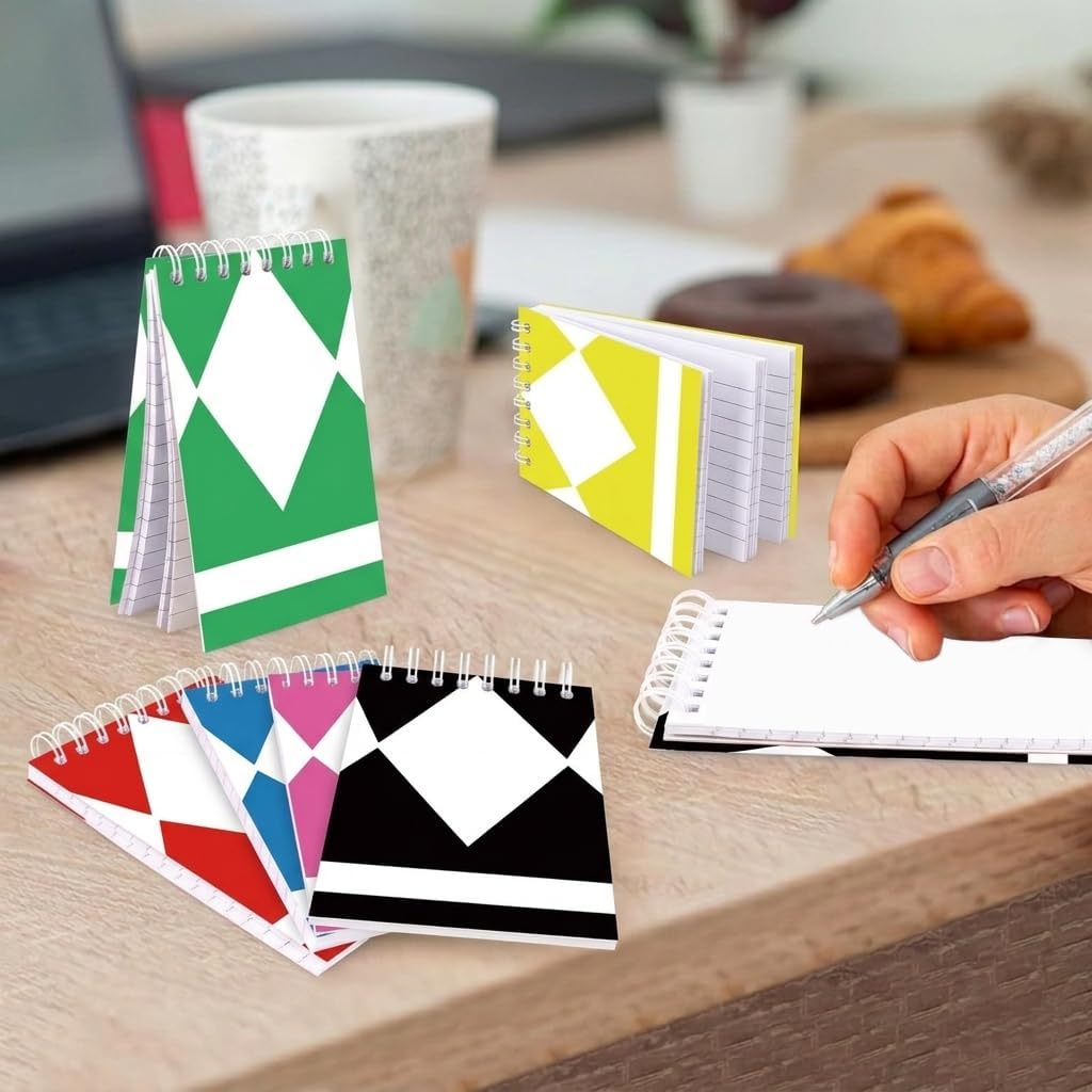 24 Mini Notepads, Spiral-Bound Mini Notebooks, Birthday Party Decorations image 2