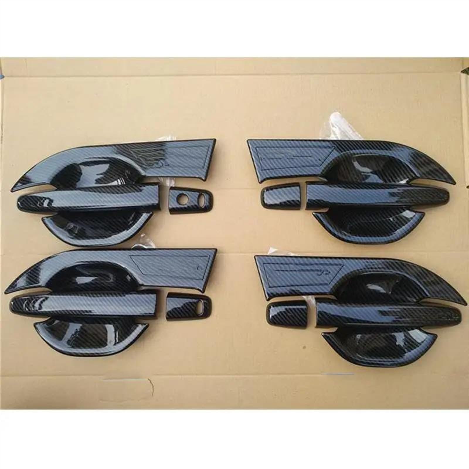 SLIMES Car Door Handle Cover Exterior Trim Decoration Accessories for Mitsubishi for Outlander 2013-2020 Protection(B)