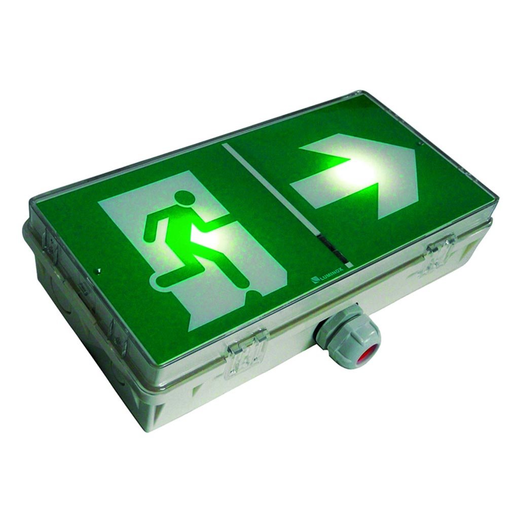 Bloc autonome - ultraled sati etanche - 45 lm - ip66/ik08 - luminox 16005
