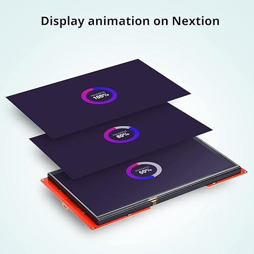 Miniatura 6 de Nextion Pantalla táctil resistiva LCD-TFT LCD-TFT de 10.1 ″ NX1060P101-011R-I 1024 * 600, ampliamente utilizado en dispositivos inteligentes IoT