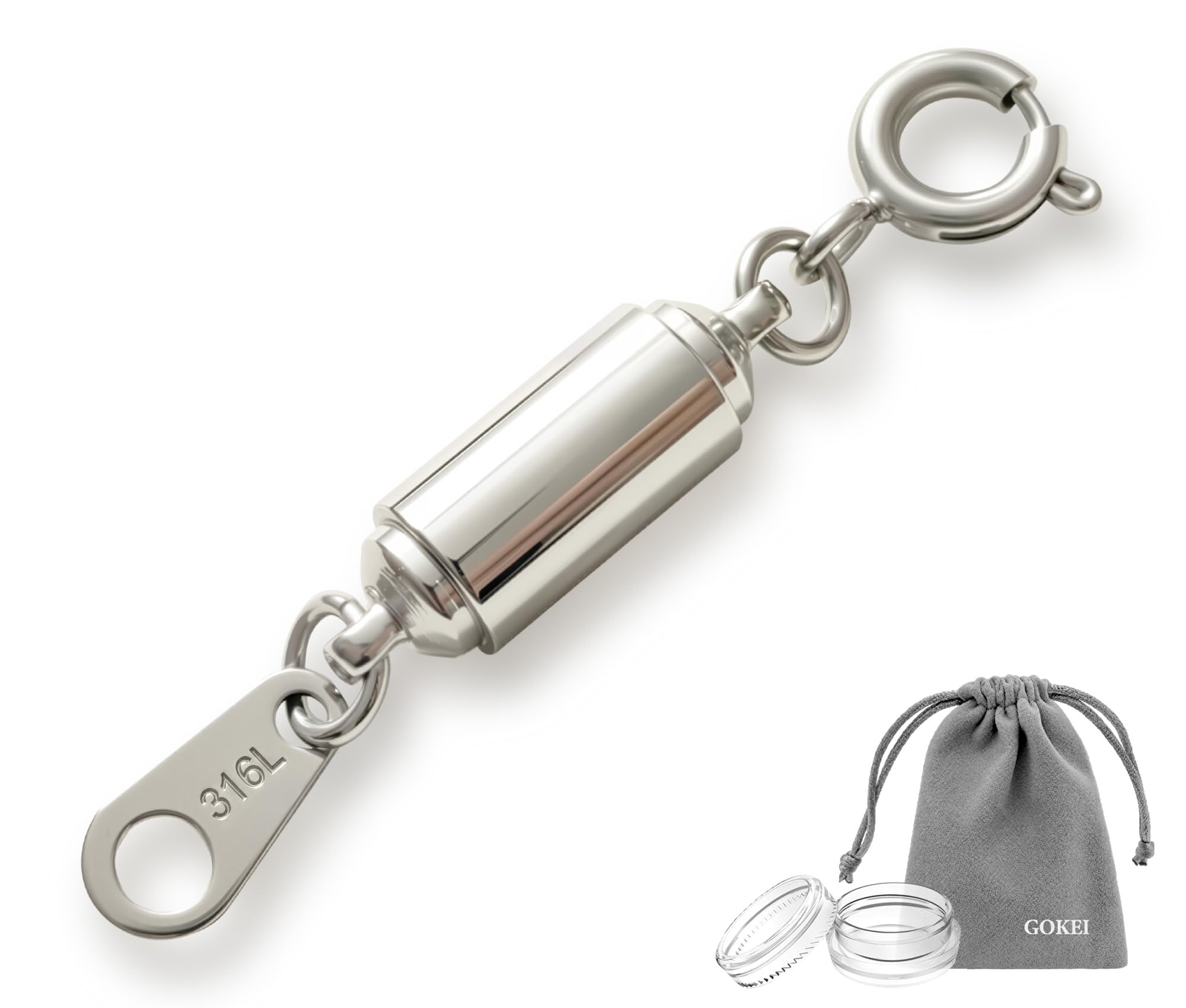 Amazon.co.jp: GOKEI ネックレス 留め具 マグネット マグネット