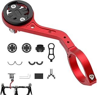 Bicycle Computer Mount Holder - Road Bike Extended Combo Mount - Combo Extend Code Table Rack, Bicycle Mount Arm Sturdy Non-Slip Fits 18-38MM Handlebar