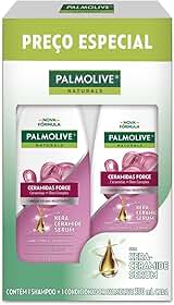 Shampoo e Condicionador Kit Palmolive Naturals Ceramidas 350ml (cada) Shampoo + Condicionador
