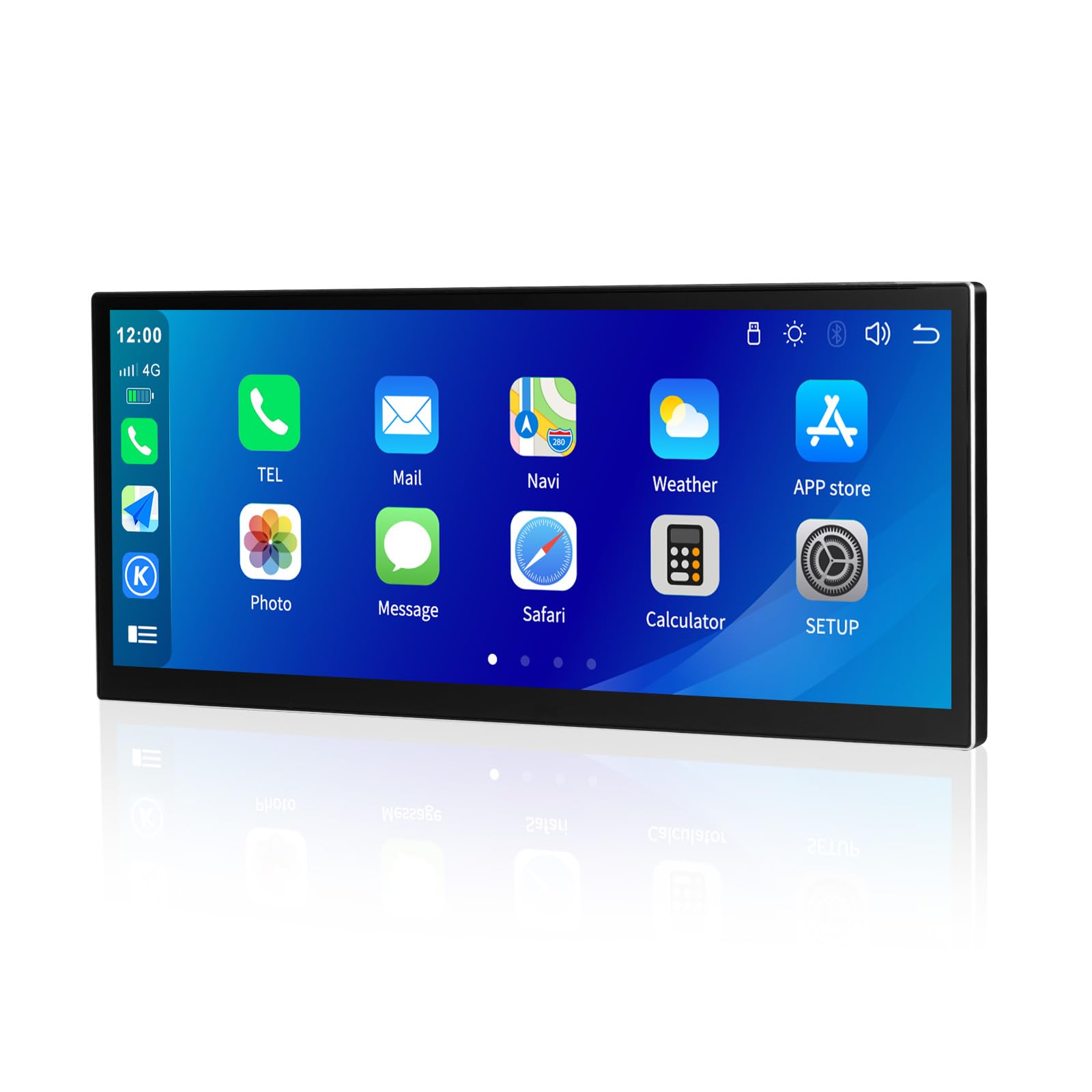 12.3 Inch Touch Screen Car Stereo with Bluetooth for BMW 3 4 Series F30 F31 F32 F33 F34 F…