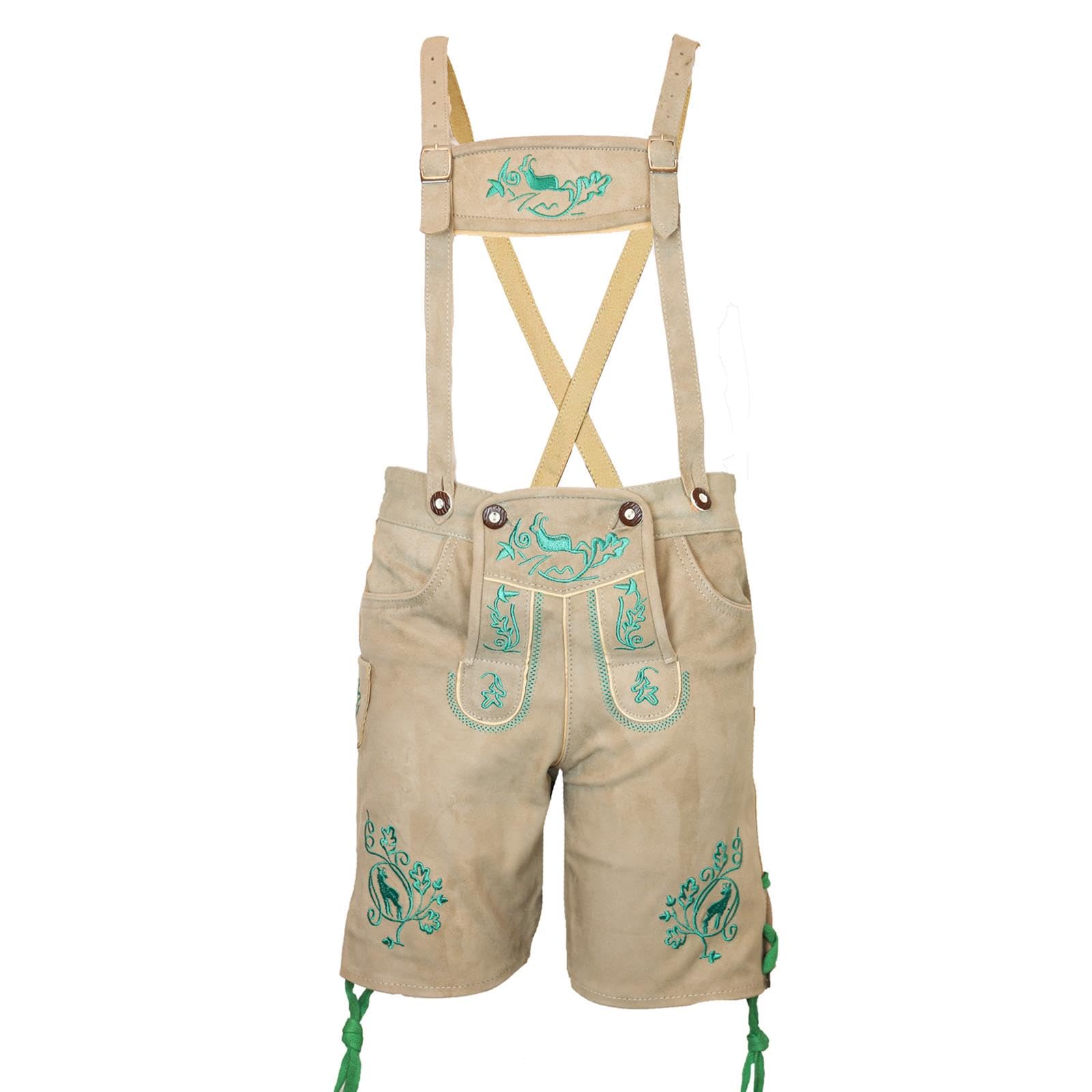Kinder Trachten Lederhose Erwin Braun Kinderlederhose kurz Ziegenleder