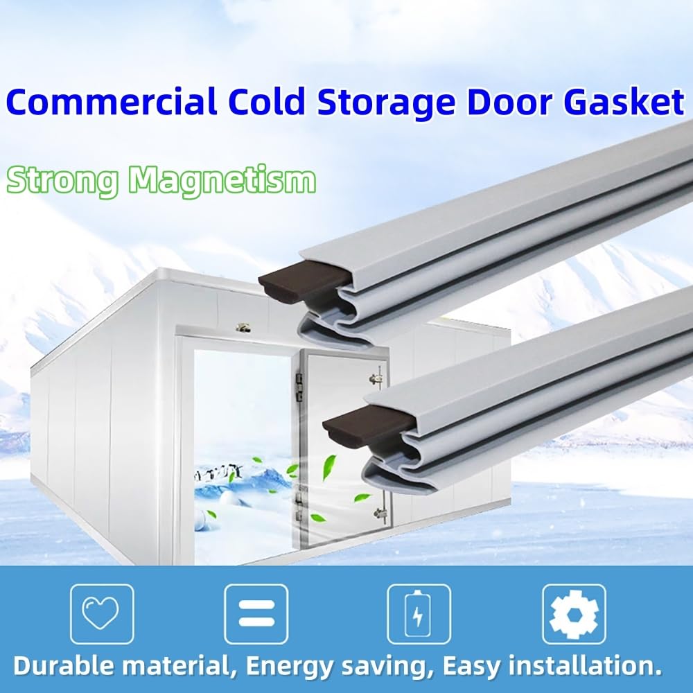 Guarnizione magnetica universale per sostituzione della porta del frigorifero e del congelatore per interni – Custom Fit risparmio energetico facile installazione