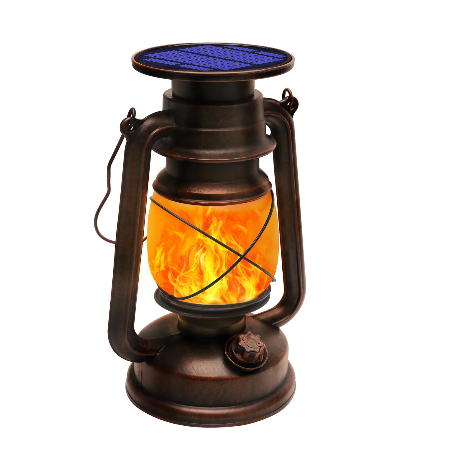 Shinmax Solarleuchte Solar Fackeln Solarlampen für Außen 33 LED Flamme Lampe IP65 Wasserdicht Solar Fackel Gartenlicht Solar Flammenlicht Auto EIN/Aus Deko für Garten Hof, Balkon, Korridor,Weg