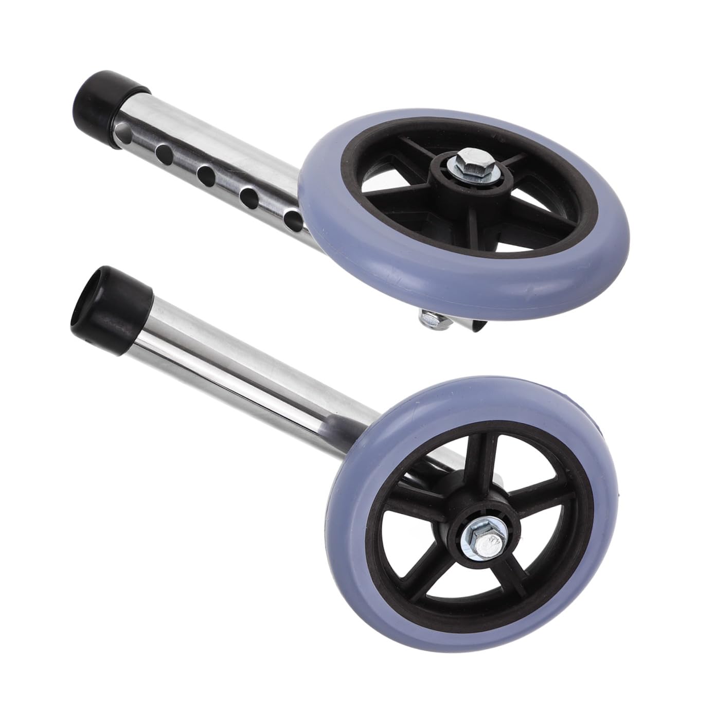 4 Pares Accesorios Para Ruedas De Caminante Accesorios Para Andador Anciano Rueda Andador Con Andadores Para Personas Mayores Ruedas Para Andadores Partes Acero Inoxidable