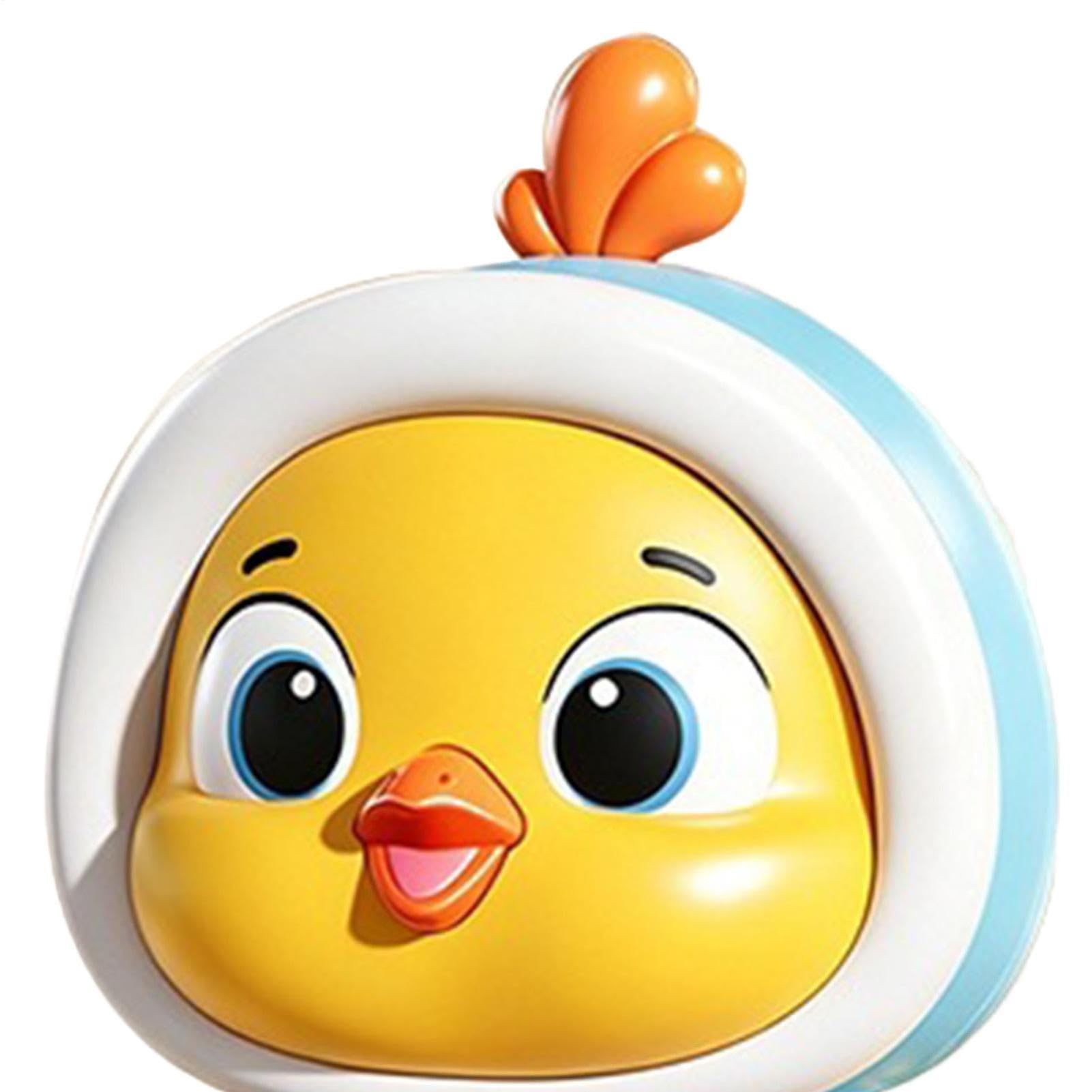 Música infantil| Pollo Manivelante Magnético Iluminado - Interactivo Músico Movimiento - Para Bebés De 0 A 6 Meses Guardería Educación Preescolar Sala de Juegos En Casa Y