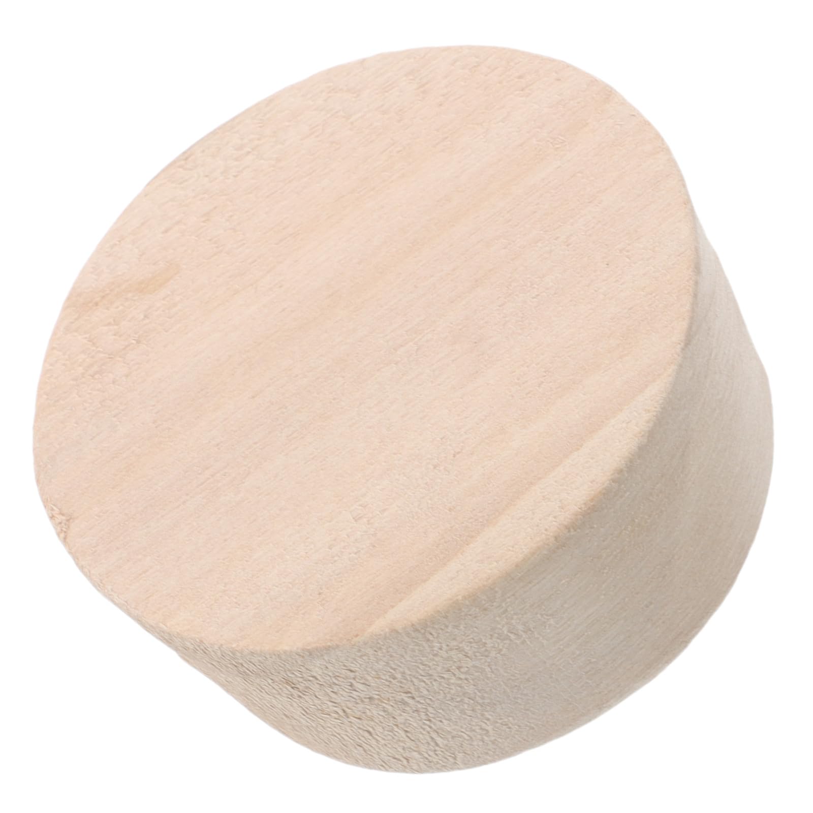 POPETPOP Oak Barrel Plug Tapered Wooden Stopper for Wine Beer Bottle Crafts with Smooth Finish Reusable Stopper for Cellar and Home Use