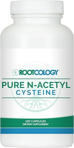 Rootcology por Dr. Izabella Wentz  N-acetil cisteína pura  (NAC) 900mg  120 cápsulas