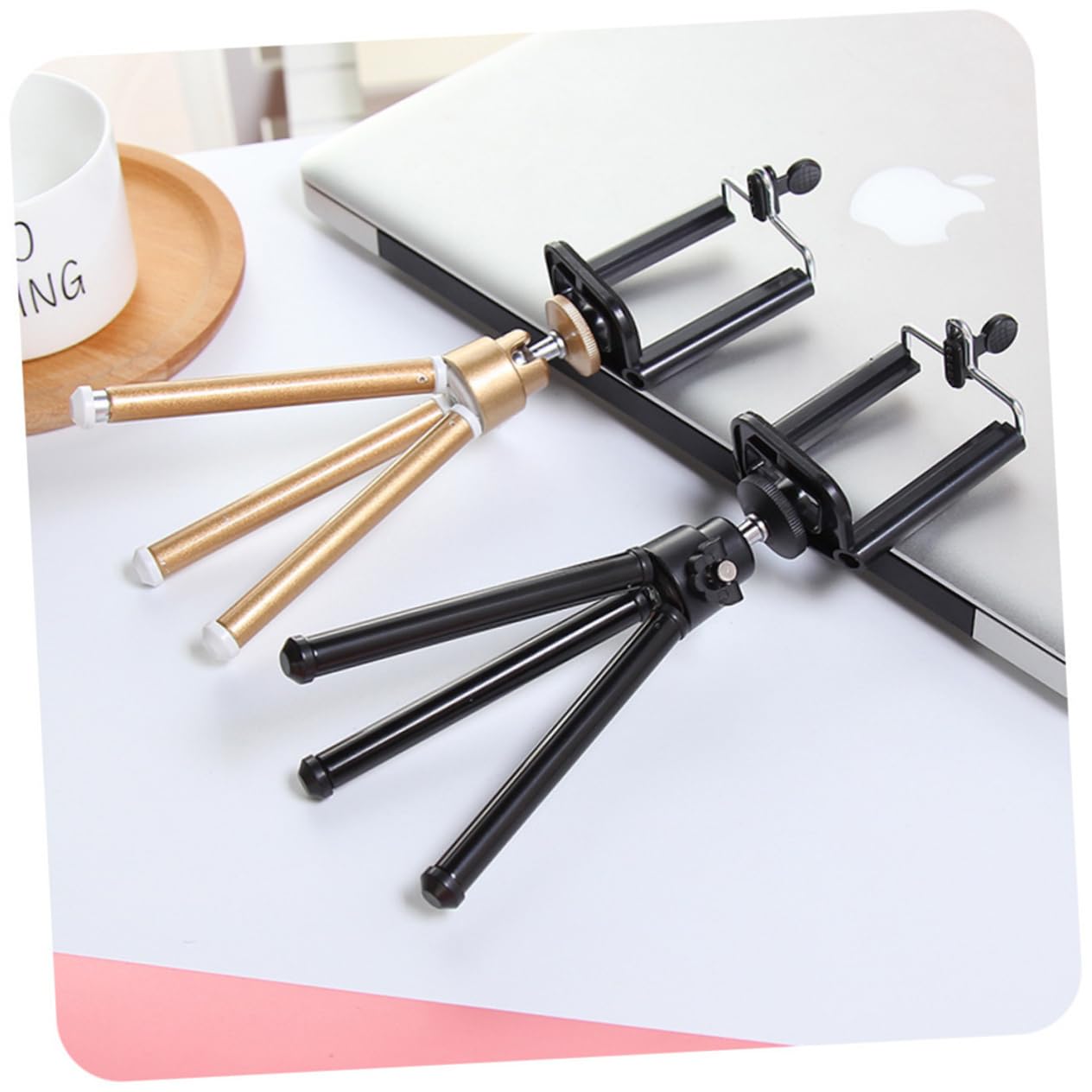 DOITOOL Retractable Mini Phone Tripod Universal Smartphone Holder Sturdy for Digital Cameras