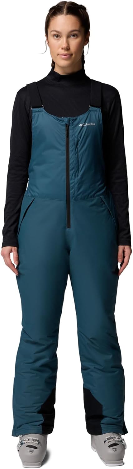 Columbia Womens Iceventure II Bib, Everblue Dobby, Small x L