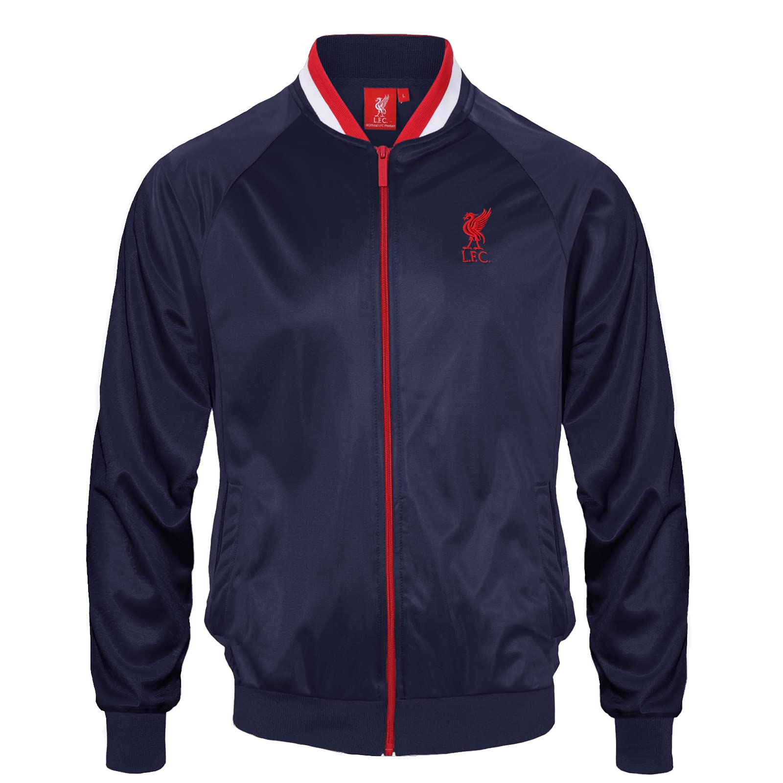 Liverpool Football Club Official Soccer Gift Mens Retro Track Top Jacket