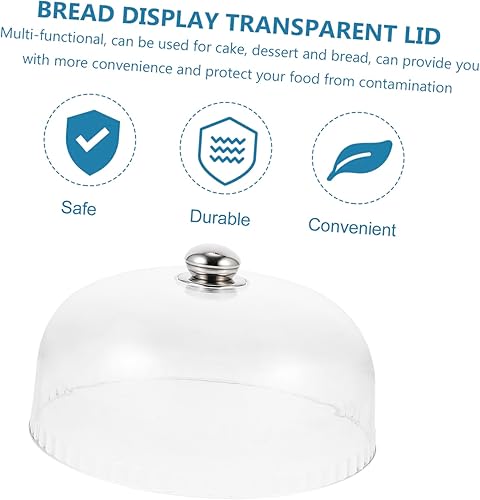 Miniatura 5 de BESTOYARD 3 piezas de bandeja para tartas, bandejas de plástico, capacillos para cupcakes, palet de plástico, pantalla de alimentos para mosca,