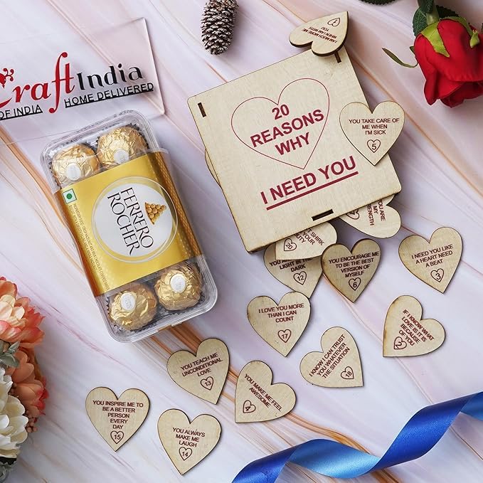 Cadeaux de Saint-Valentin pour mari et épouse coffret romantique