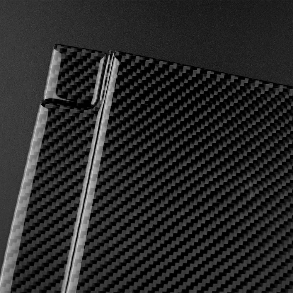 Carbon Fiber, Compatible with Toyota, Instrument Co-Pilot Panel Stickers for Toyota Prius 2010-2011, Auto Interior Decoration (Black)