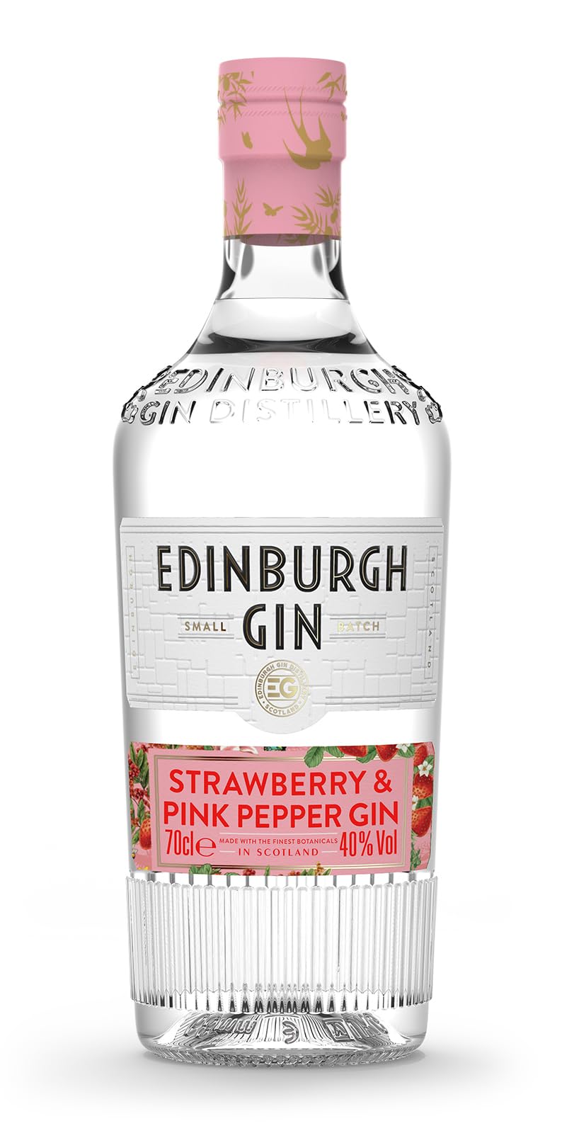 Edinburgh Gin Strawberry and Pink Pepper Flavoured Gin 70cl
