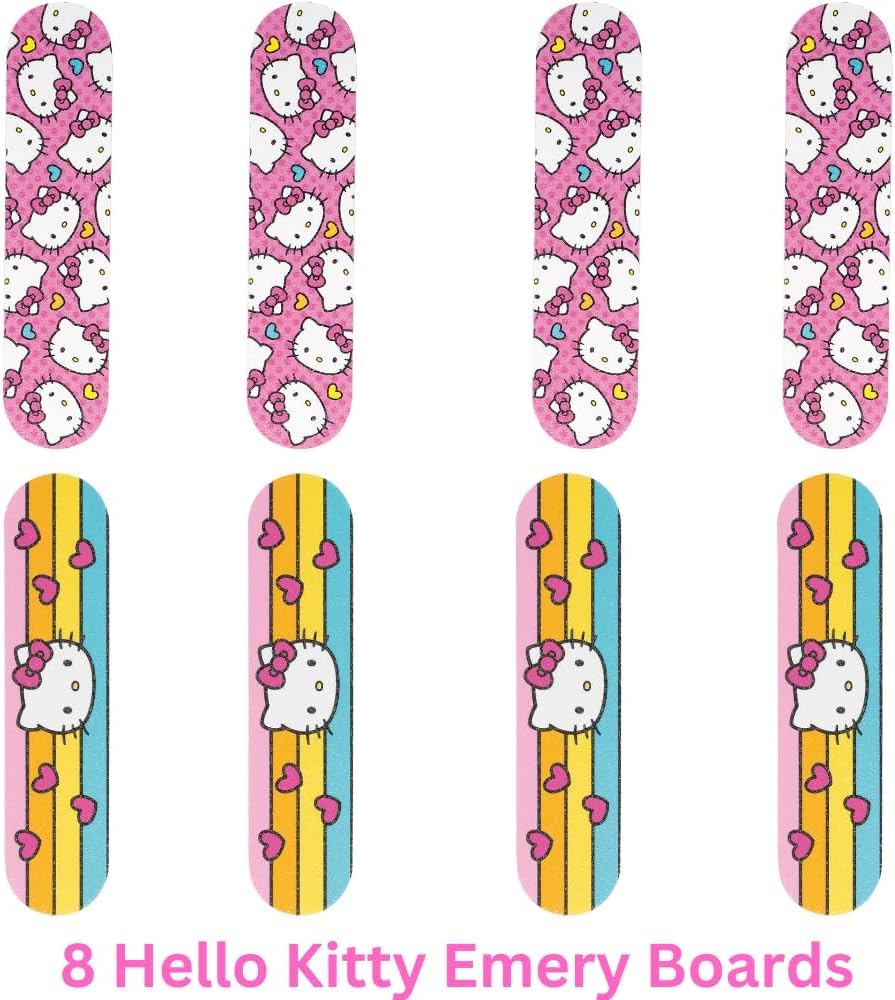 Hello Kitty Birthday Party Supplies Favors Set - 88 Pieces - Novelty Glasses, Charm Bracelets, Tattoos, Activity Sheets, Emery Boards, Sticker Sheets, Loot Bags — view 2