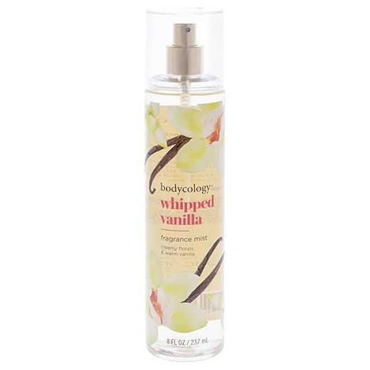 Bodycology Long-Lasting Fragrance Body Mist, Whipped Vanilla, 8 fl oz