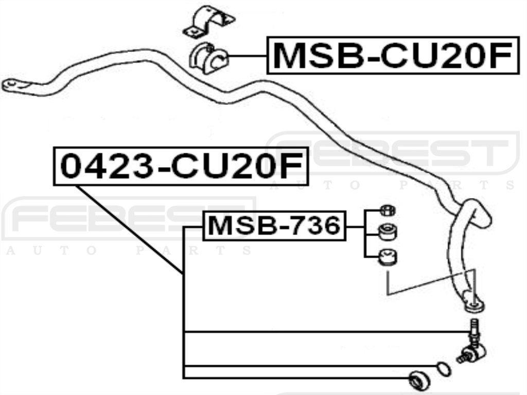Amazon.com: Mr319147 - Front Stabilizer Link/Sway Bar Link For 
