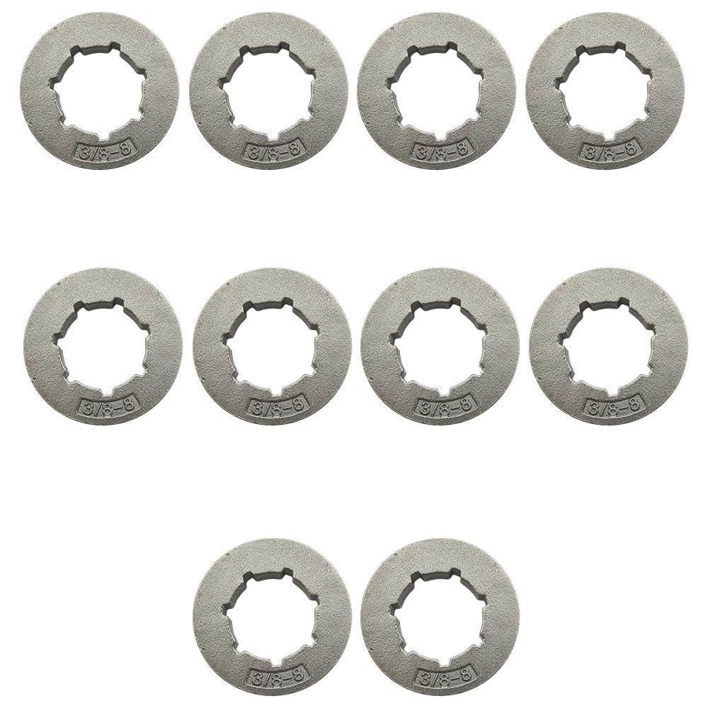 Jante de pignon pour tronçonneuse 372 et 365, bague d'entraînement 22mm en lot de 10 pièces