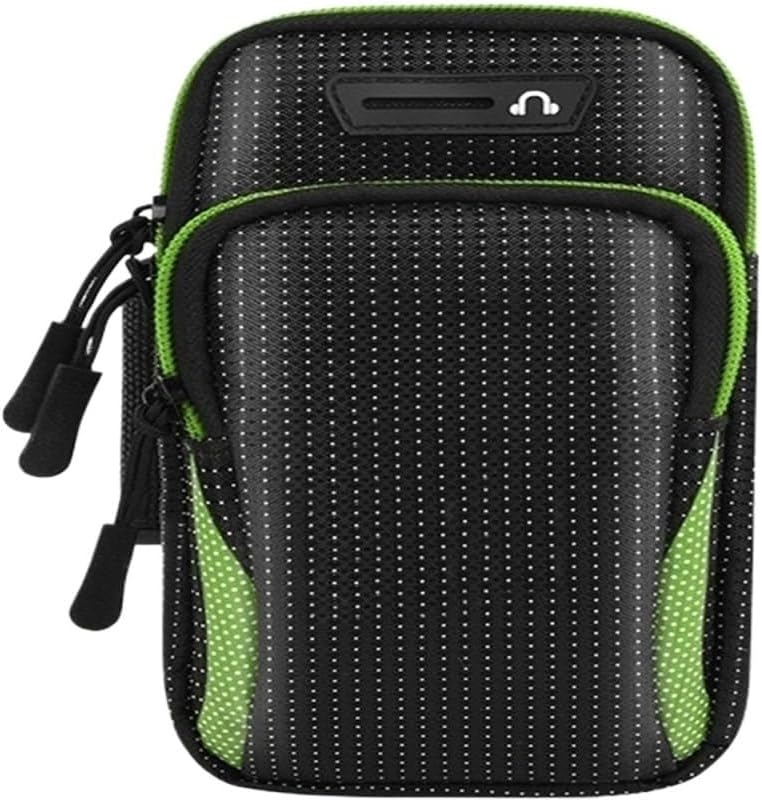 Sports Bag for Mobile Phone Armband for Jogging Cell Phone Accessories Woman Bags Hand Bag for Running Waterproof(Green)