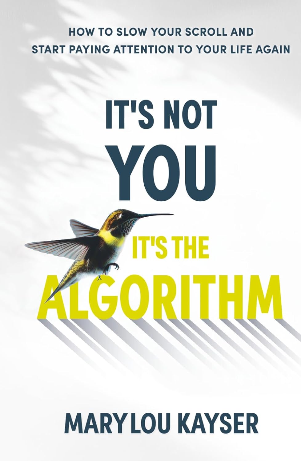 It's Not You, It's the Algorithm: How to Slow Your Scroll and Start Paying Attention to Your Life Again      Hardcover – October 2, 2025