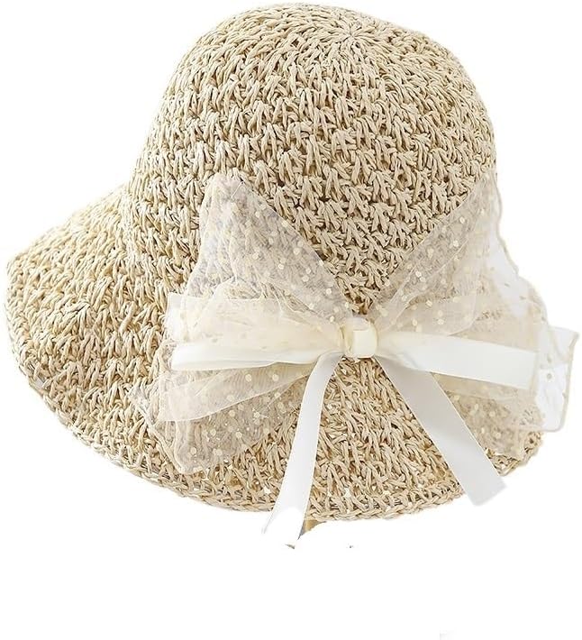 Lace Hats Beach Vacation Sun Foldable Protection Fisherman