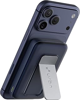 URBN 10000mAh Frost MagSafe Power Bank with Built-in Stand | 15W Magnetic Wireless Charging | 20W USB-C PD Fast Charging |...