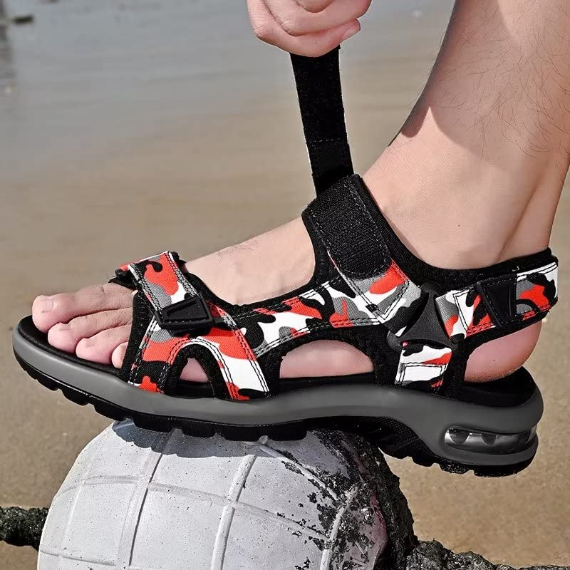 visionreast Mens Athletic Sandals Open Toe Hiking Outdoor Non-slip Sandals Air Cushion Sport Casual Beach Sandals