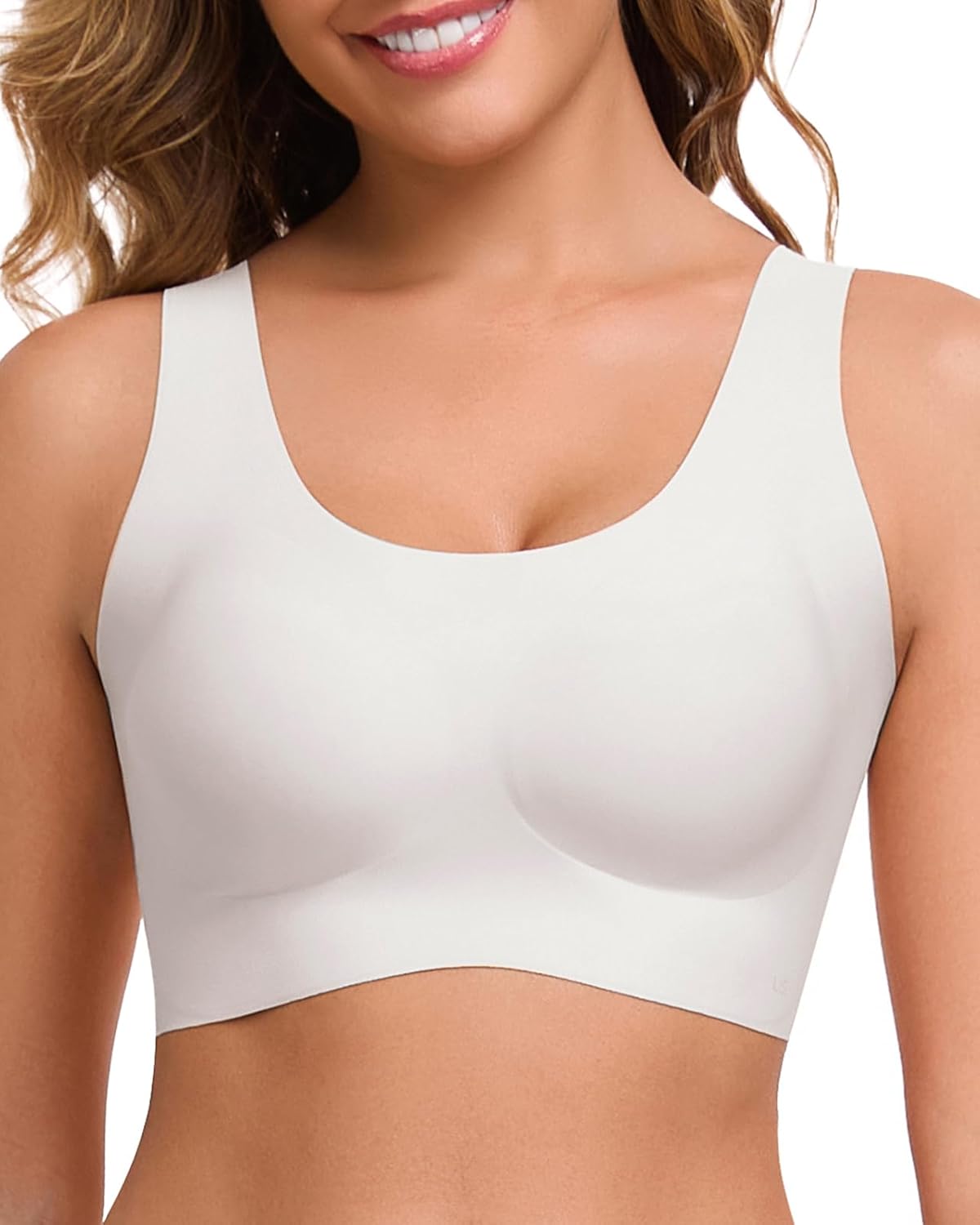 Ubras Seamless Bras for Women Light Support Wireless Bralette Comfortable Soft Smooth Pull On Bras