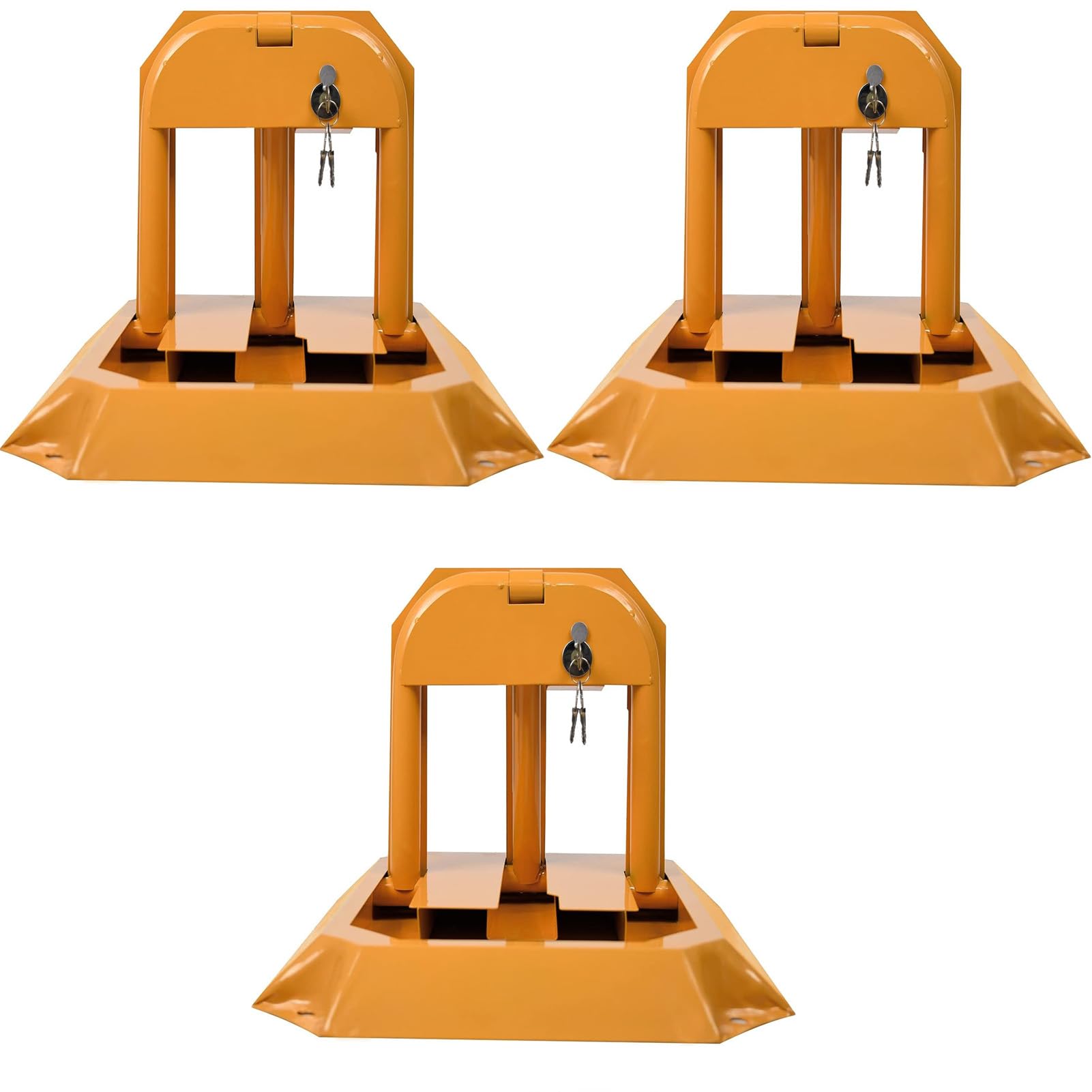 Heavy Duty Steel Parking Space Lock For Driveway Heavy-Duty Car Parking ...