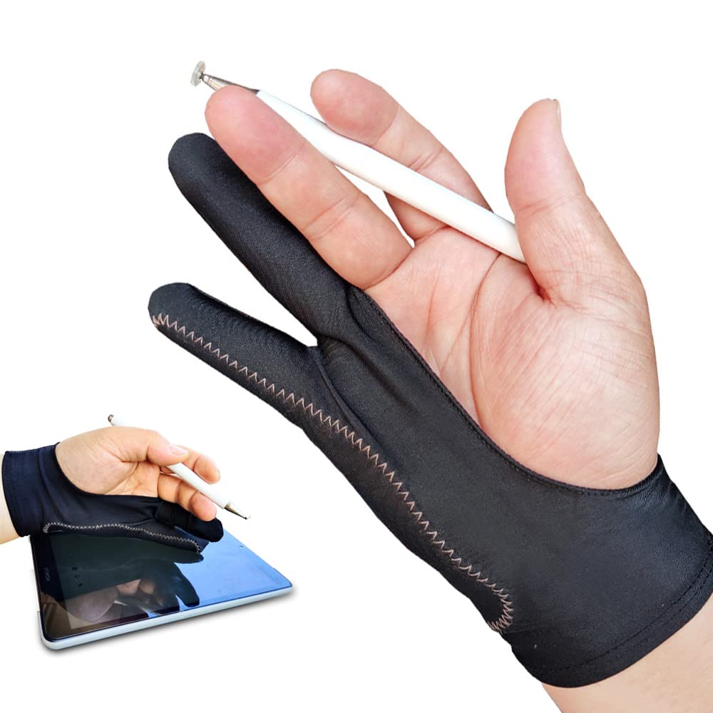 Anzailala Artist Glove, Drawing Glove for Tablet,Palm Rejection Gloves