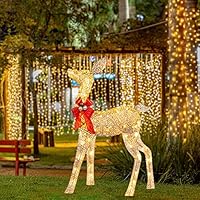 青色LED鹿型クリスマスデコレーション 青色LED鹿型クリスマスデコレーション 鹿型LEDクリスマス屋外装飾