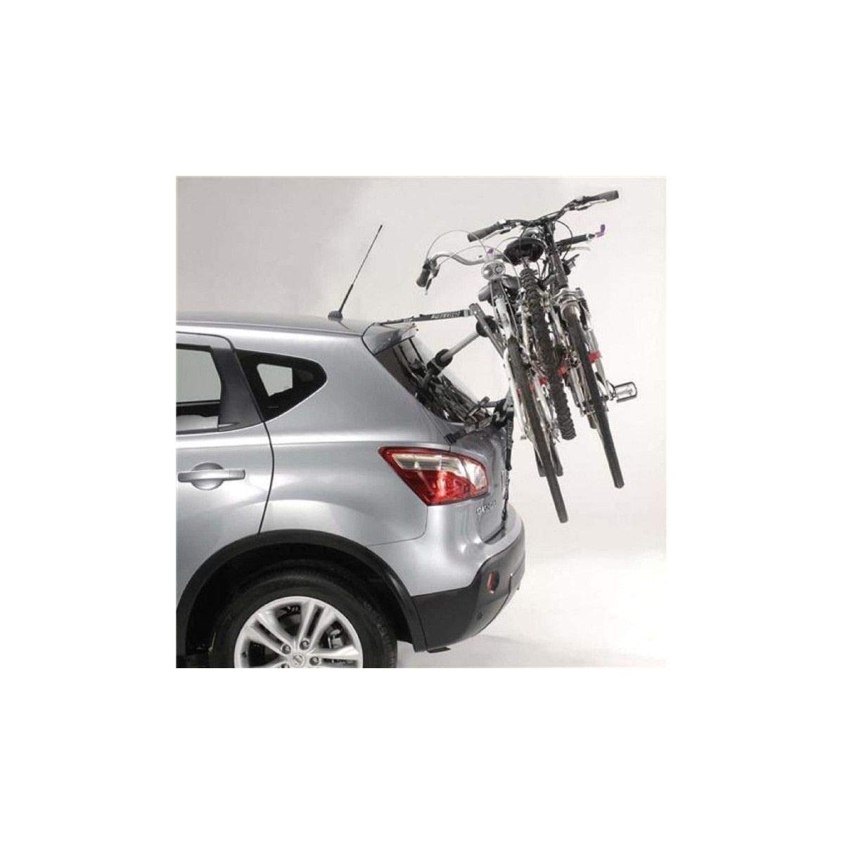 Mottez A025PCR - Portabicicletas con Correas para 3 Bicicletas Premium
