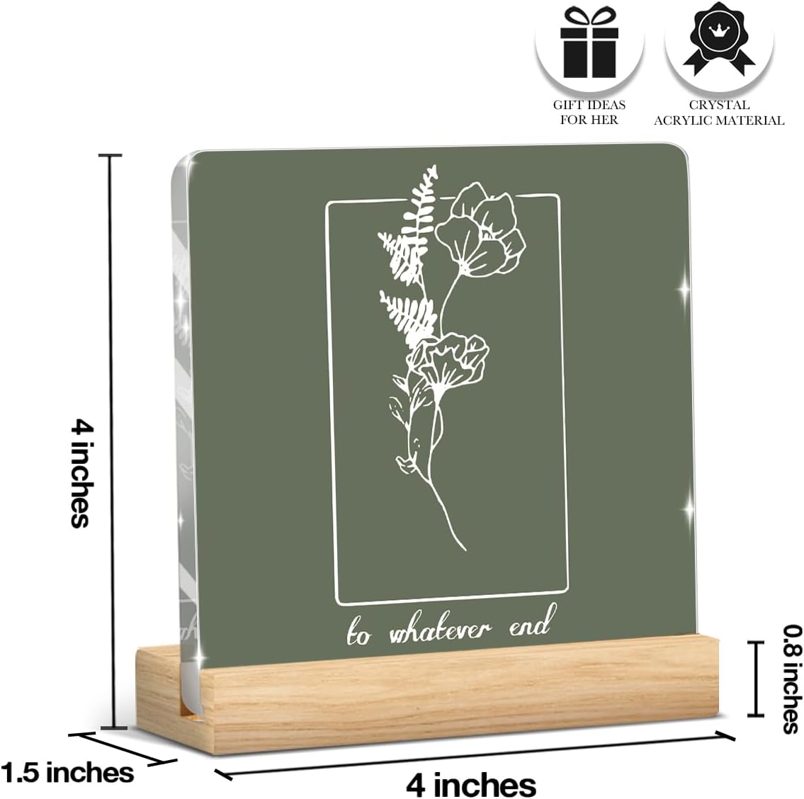 Throne of Glass Office Desk Acrylic Decor - Funny Desk Accessories for Work, Christmas, Thanks You Gifts for Women, Aunt, Reader - Image 5