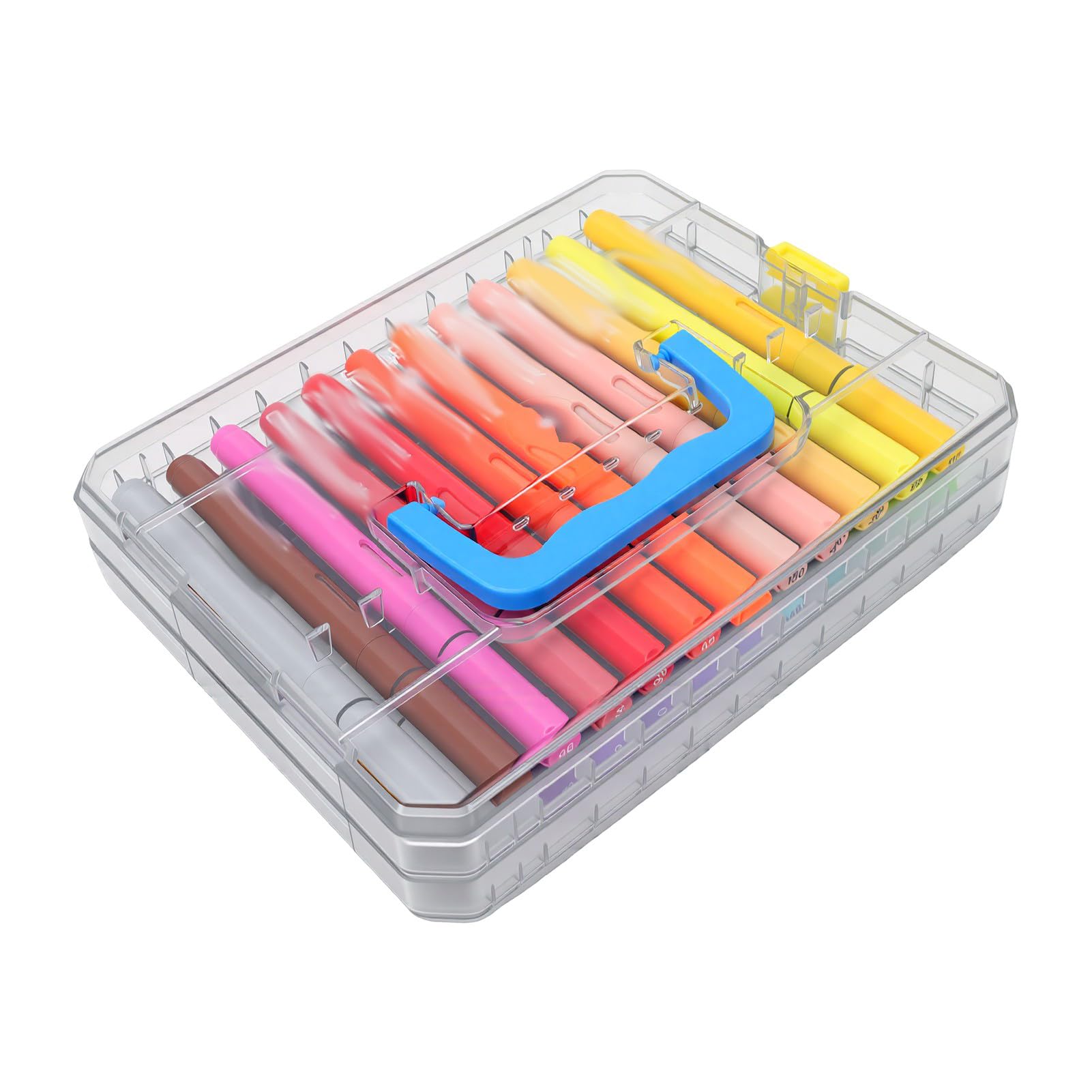 Acryl-Marker-Set, 24 Leuchtende Farben, Waschbar, Kunstbedarf für,