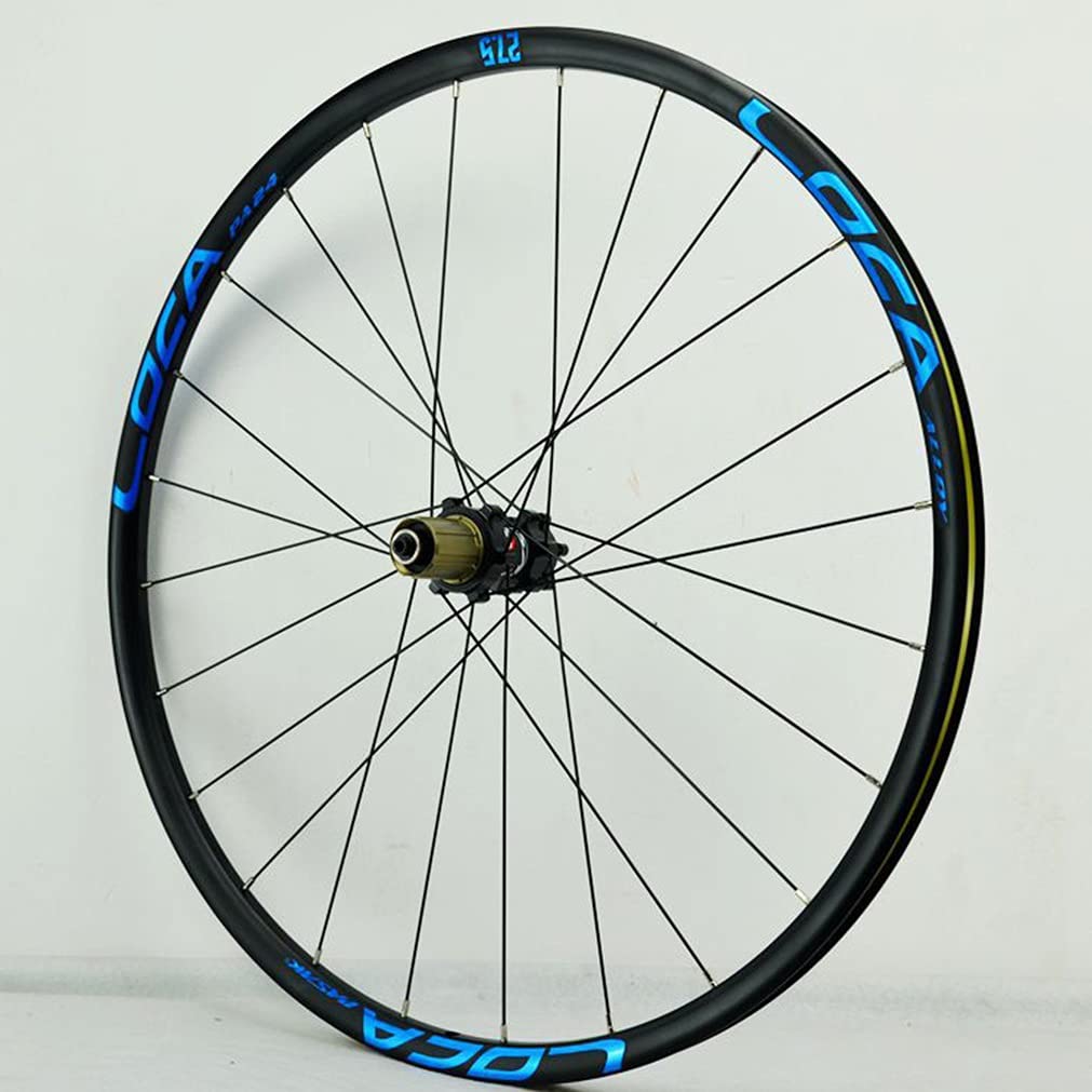 Generic Mountain Bike Wheelset 26/27.5/29 Pollici Leggero in Lega di Alluminio Cerchio 24H Mozzo Freno A Disco MTB Ruota Set Ruote di Bicicletta A Sgancio Rapido Fit