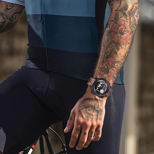 Miniatura 7 de Bandkids Correa de camuflaje de 0.866 pulgadas para reloj Garmin Instinct, correa de repuesto de silicona suave e impermeable para Garmin Instinct