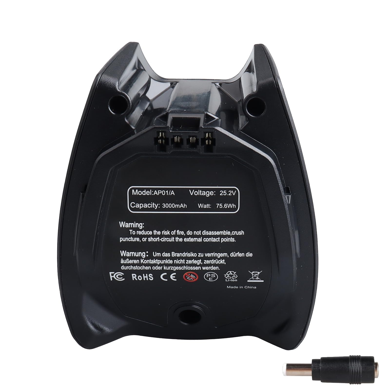25,2 V 3000 mAh Ersatz-Li-Ionen-Akku, kompatibel mit Miele Triflex+ HX1/HX2 HX-LA, 1010042, 11384710, AP01, AP02, HS19 Serie Akku-Stielstaubsauger