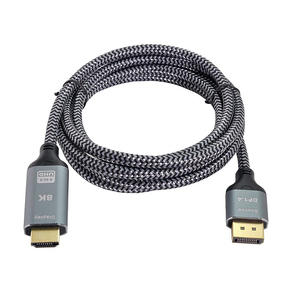 xiwai DisplayPort 1.4 Fuente a HDMI 2.0 Pantalla 8K UHD 4K DP a HDMI macho Monitor Cable Conector 1.8m 6ft